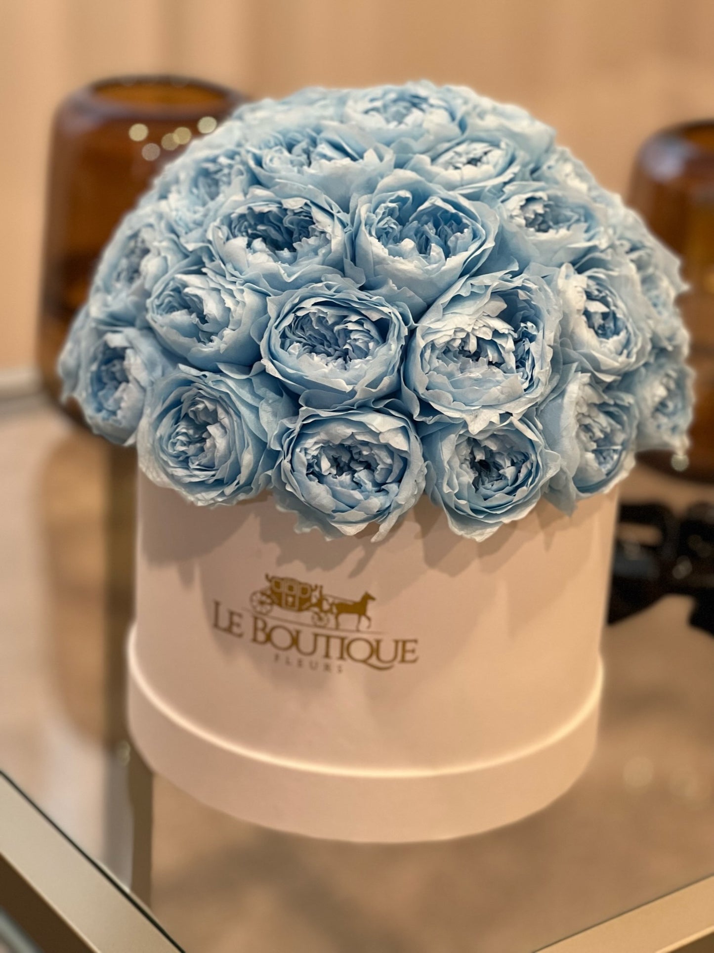 Le Peony Dome Blue