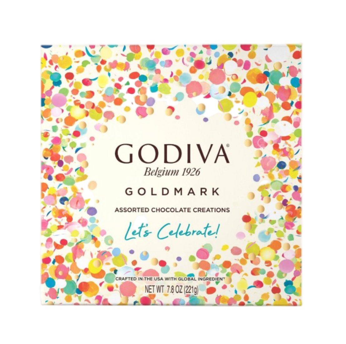 Godiva Celebration Birthday Cake Candy Giftbox