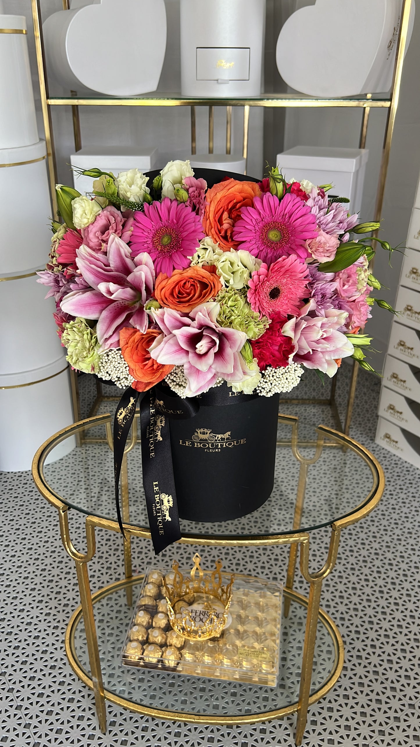 Dome Mixed Flowers - Large