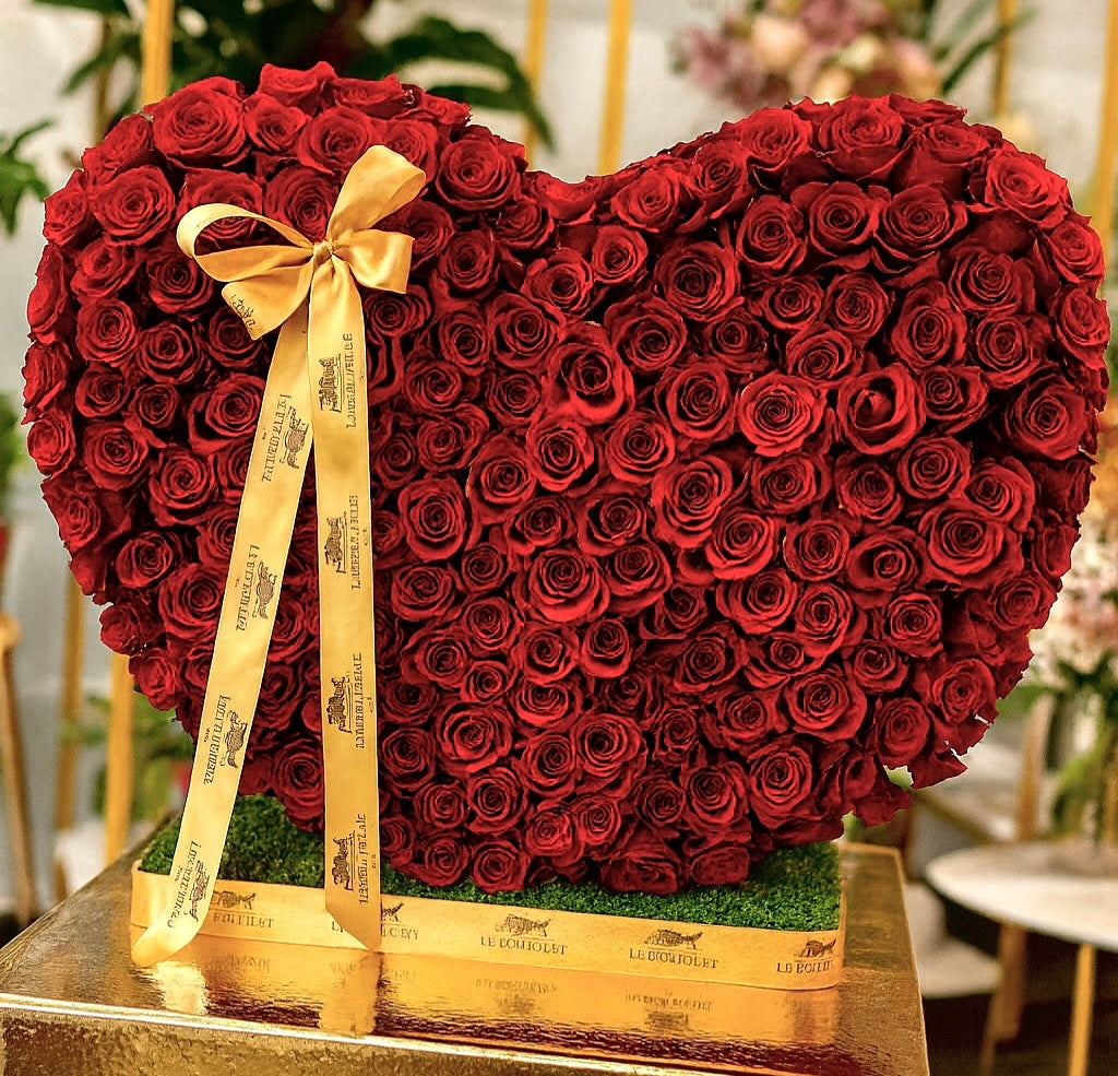 Heart Red Roses