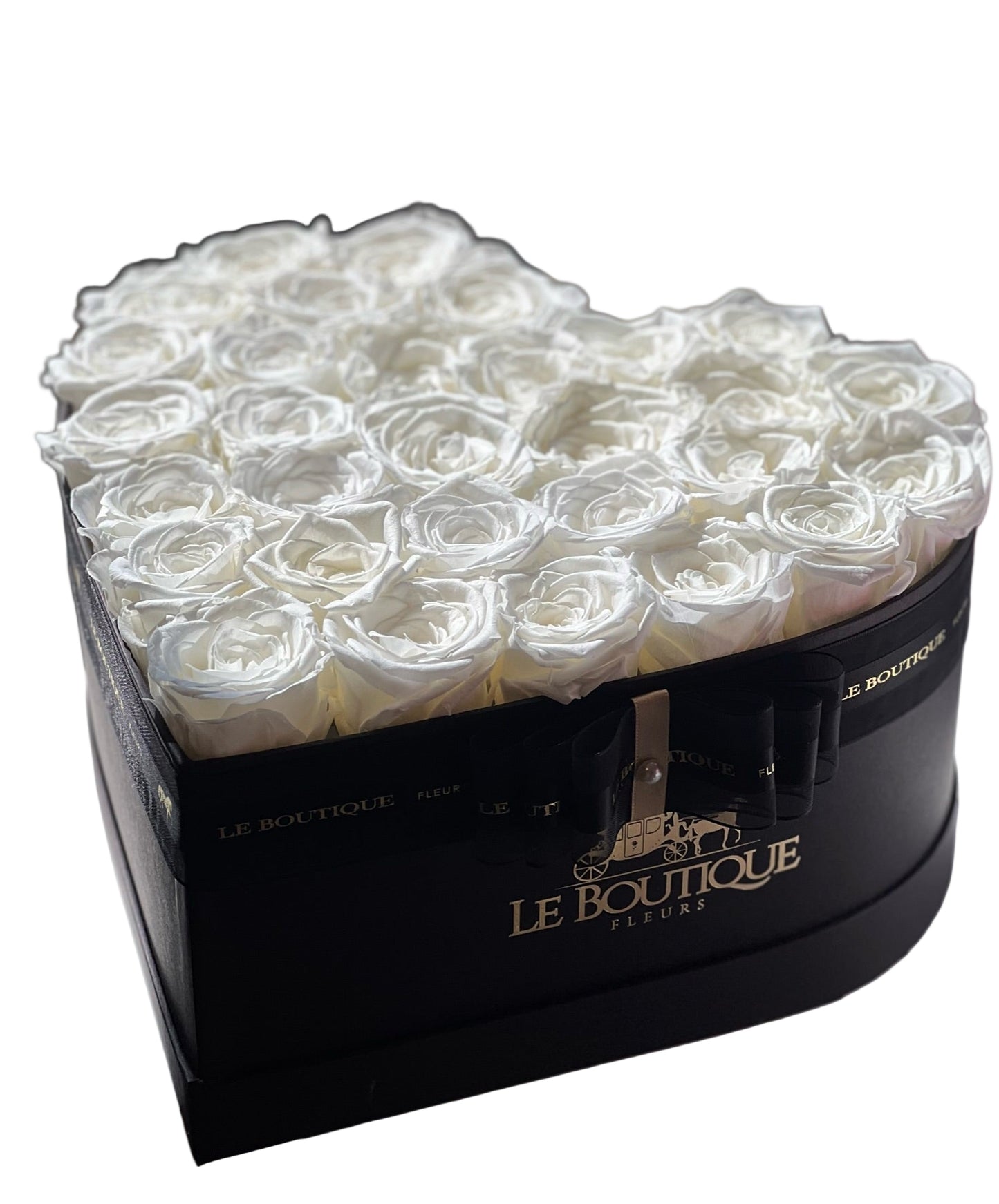 Le Heart box black & White