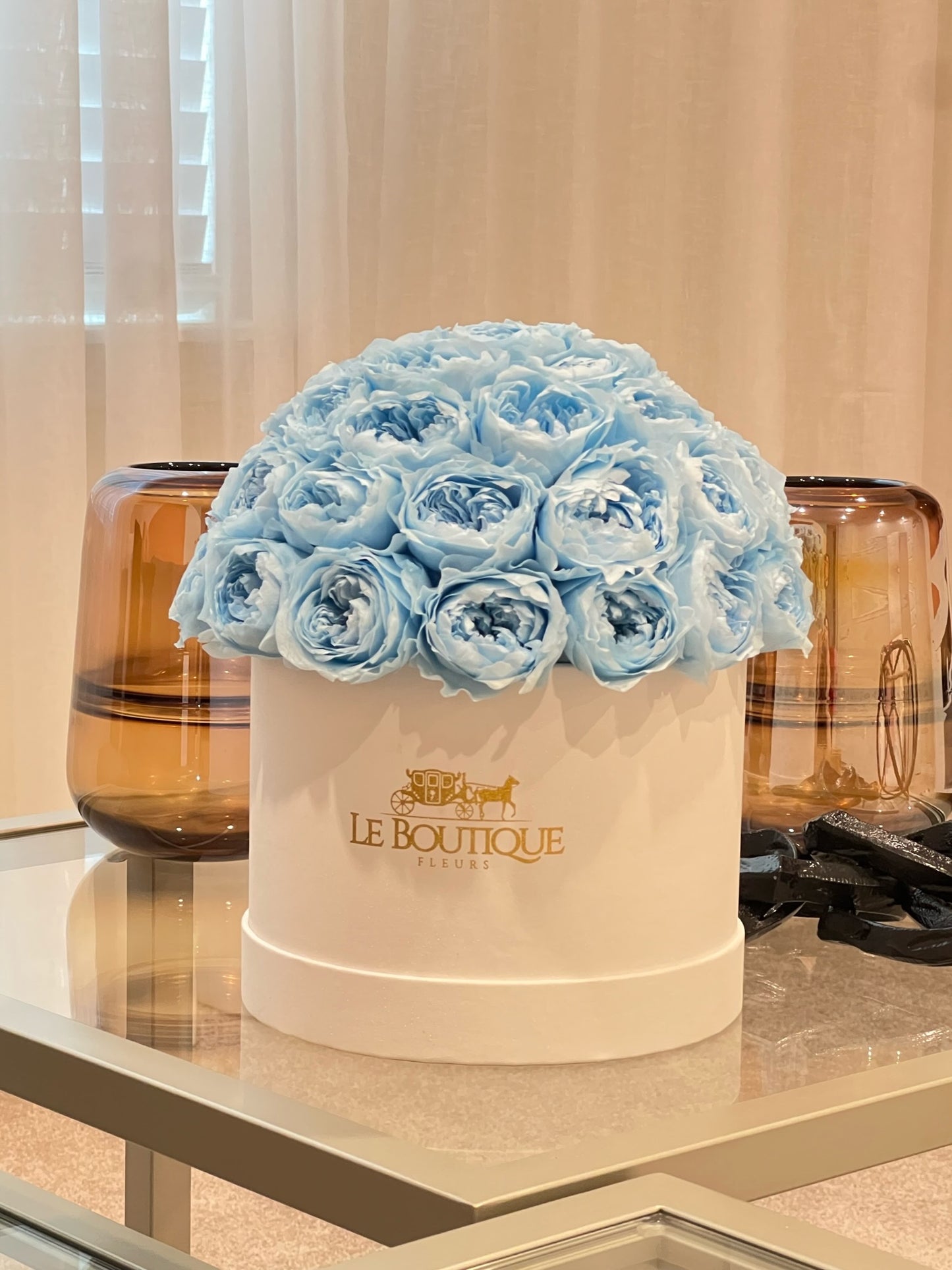 Le Peony Dome Blue