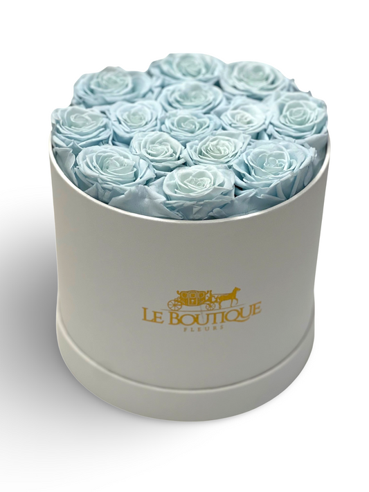 Le Round Box Blue Medium