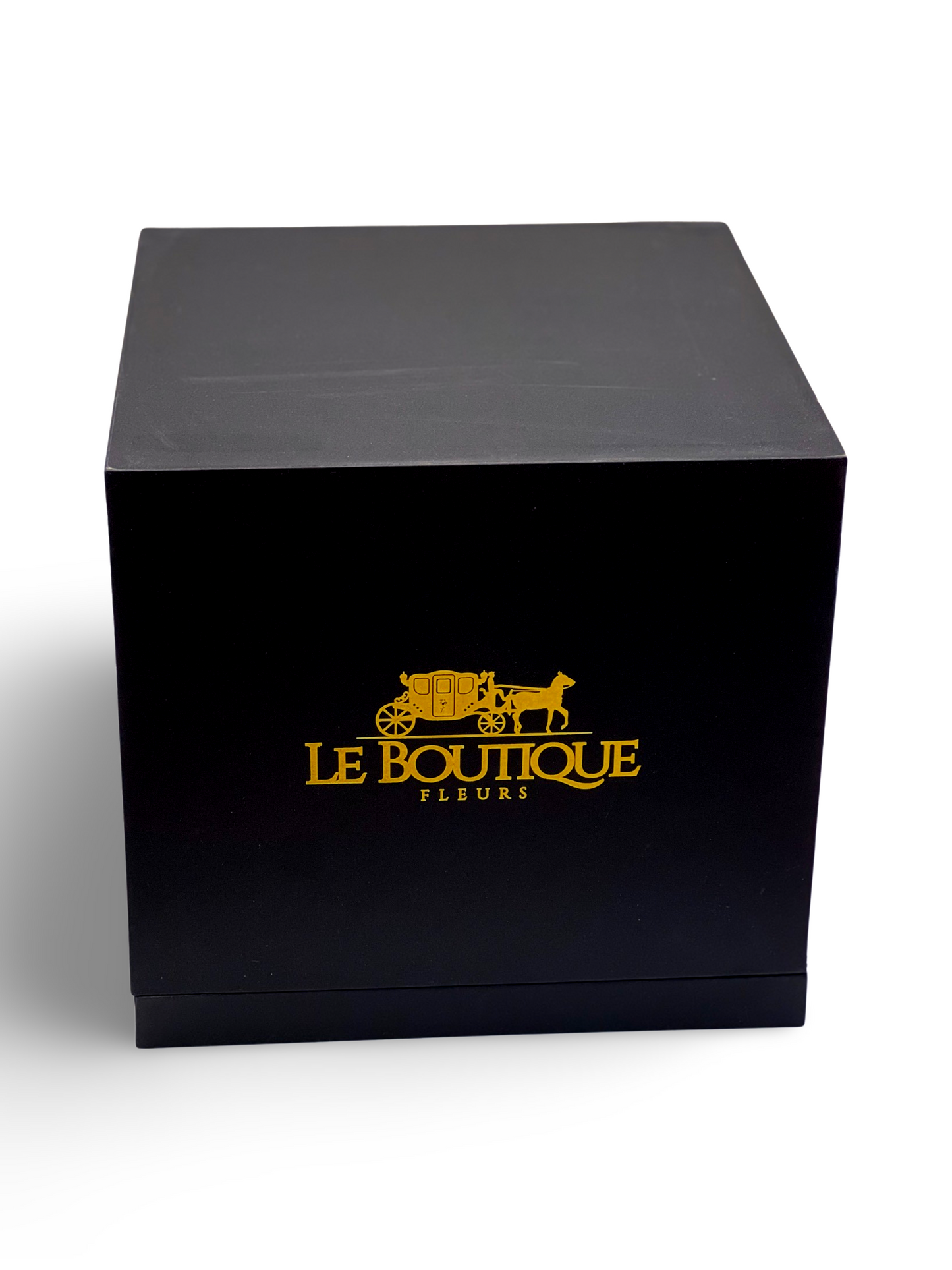 Le Square Box White/Black Medium