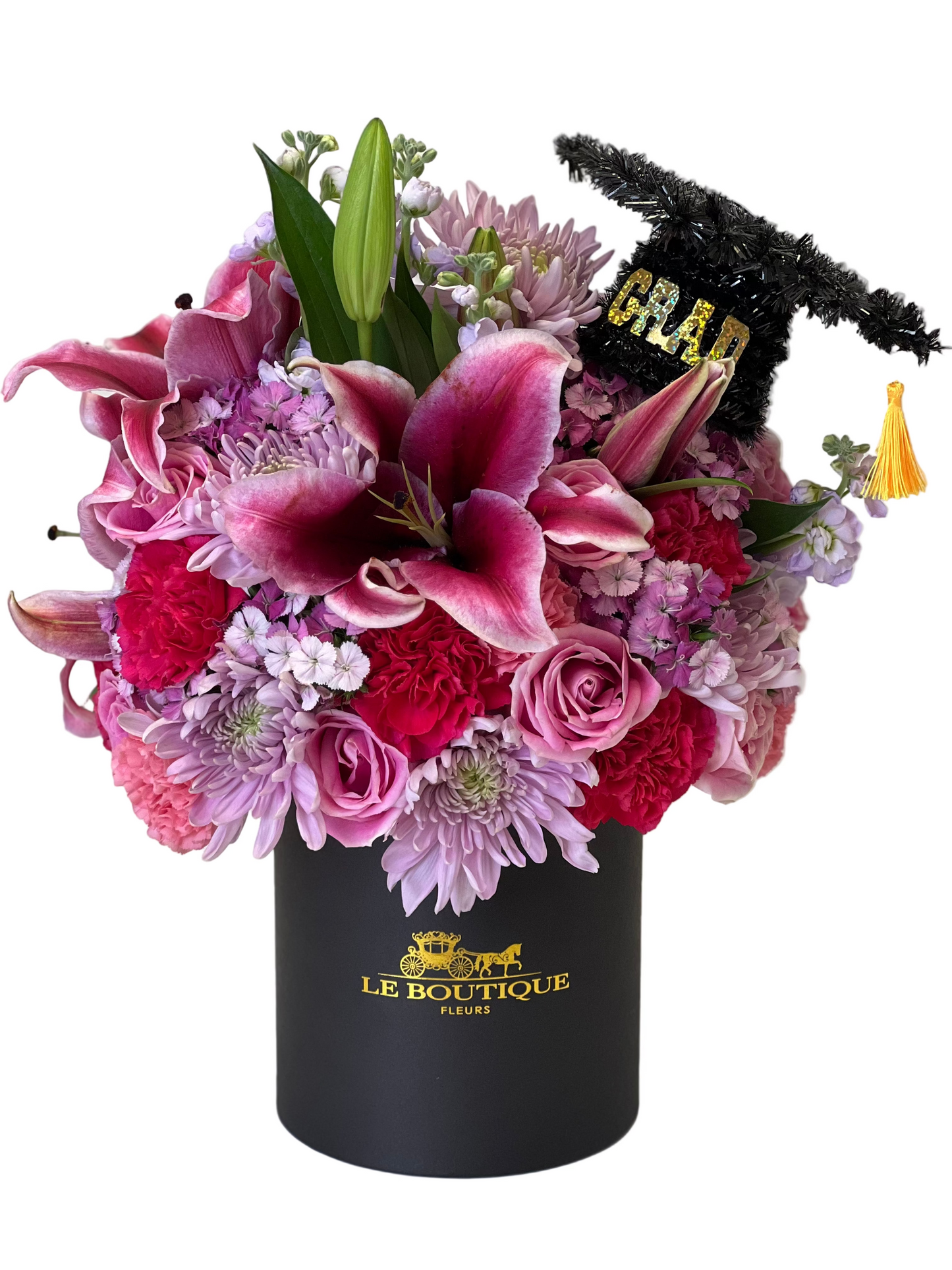 Dome Mixed Flowers - Medium