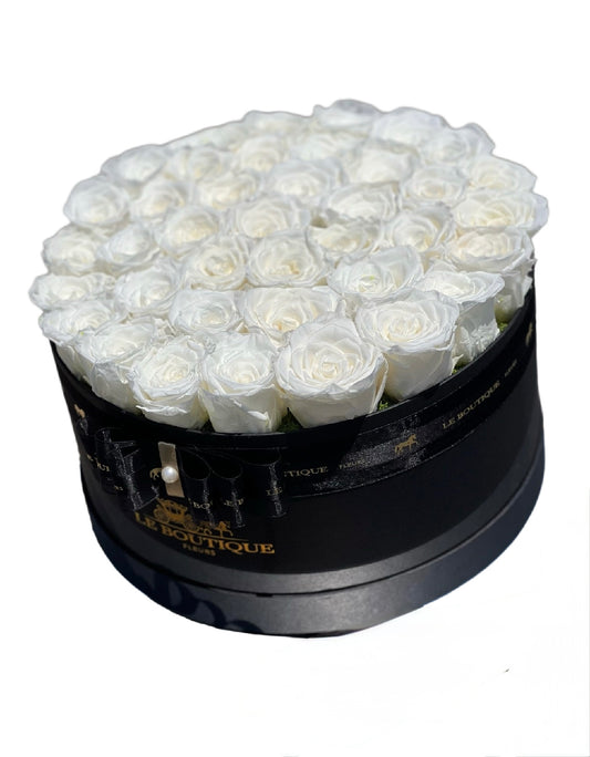 Le Luxe Round Box Rose