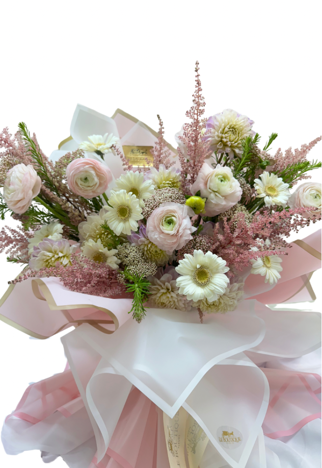 Wrap Light Pink Bouquet