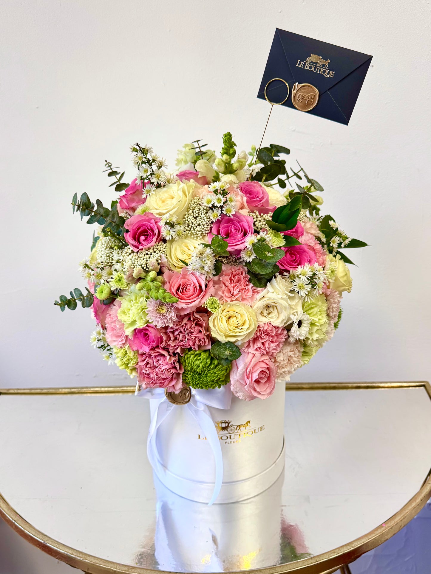 Dome Mixed Flowers - Medium